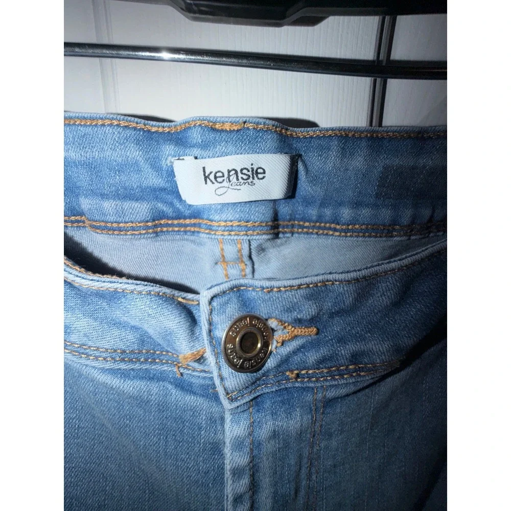 Kensie Jeans‎ Effortless Ankle Women 22W Light Blue Mid Rise Stretch